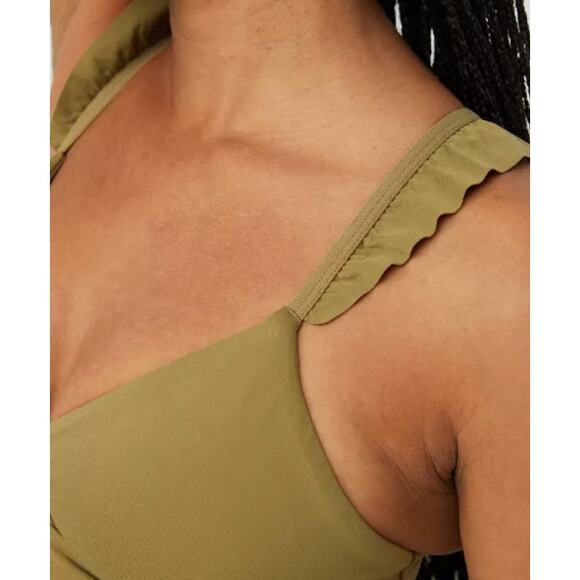 OFFLINE by Aerie Other - $40 OFFLINE By Aerie Real Me Xtra Ruffle Sports Bra S NWT
